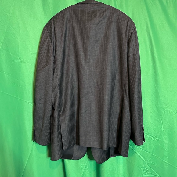 SAMUELSOHN $1200 Super 130s wool pinstriped blazer jacket - Picture 6 of 12